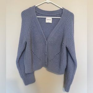 Abercrombie Knit Cardigan in Blue (Size S)